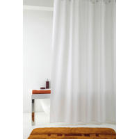 SPRCHOVÝ ZÁVĚS, 120/200 cm - bílá, Basics, plast (120/200cm) - Grund