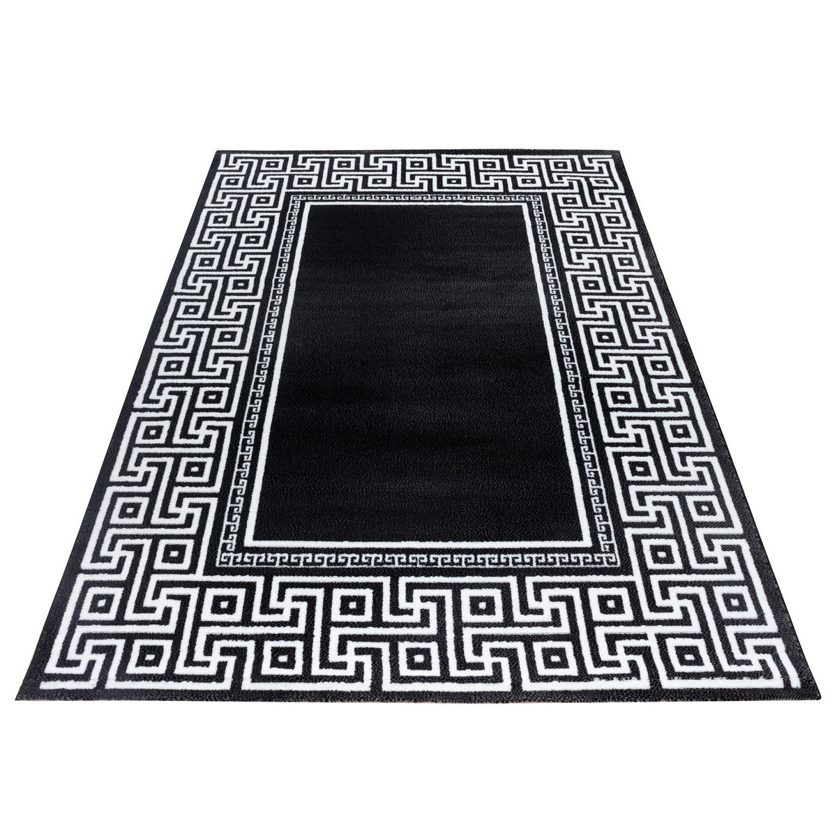 FLACHWEBETEPPICH 140/200 cm Parma Schwarz  - Schwarz, Design, Textil (140/200cm) - Novel