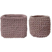 TÁROLÓKOSÁR  - pink, Basics, textil - Patinio