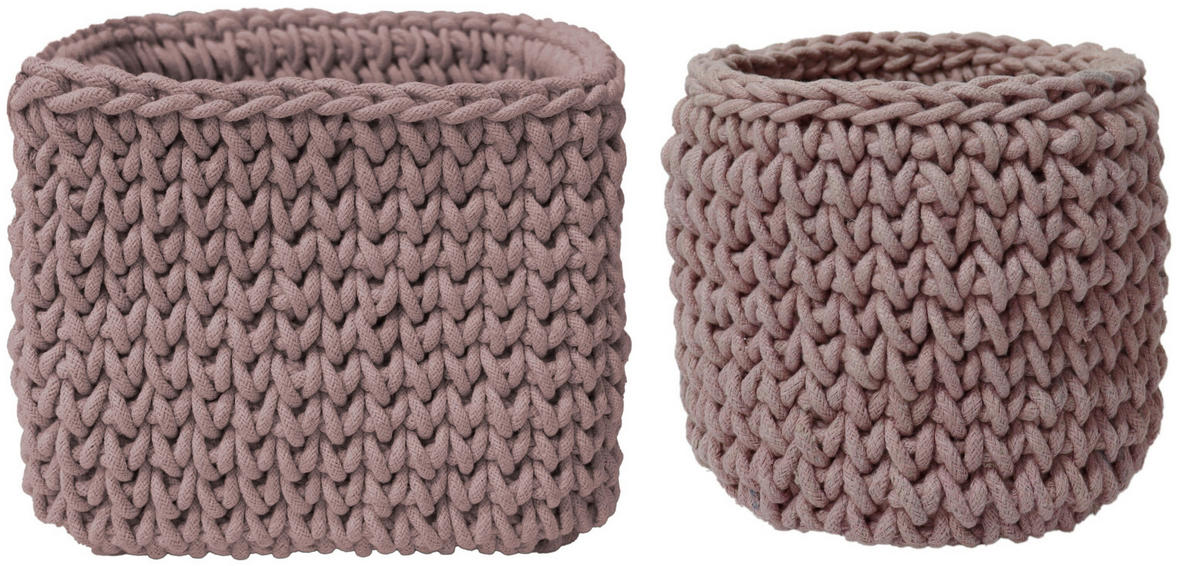 TÁROLÓKOSÁR  - pink, Basics, textil - Patinio