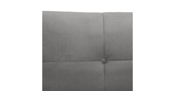 SCHLAFSOFA in Samt Grau  - Schwarz/Grau, KONVENTIONELL, Holz/Textil (220/95/98cm) - Carryhome