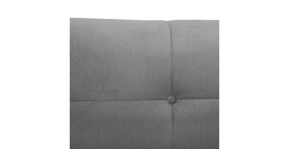 SCHLAFSOFA in Samt Grau - Schwarz/Grau, KONVENTIONELL, Holz/Textil (220/95/98cm) - Carryhome