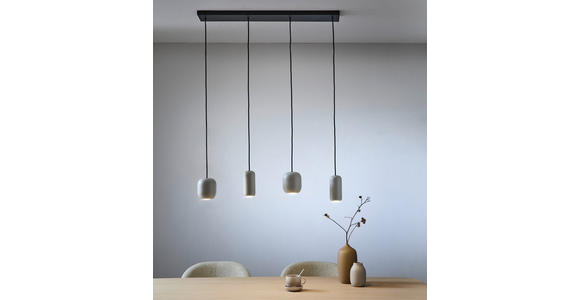 HÄNGELEUCHTE 90/12,5/150 cm - Sandfarben, Basics, Metall (90/12,5/150cm) - Dieter Knoll