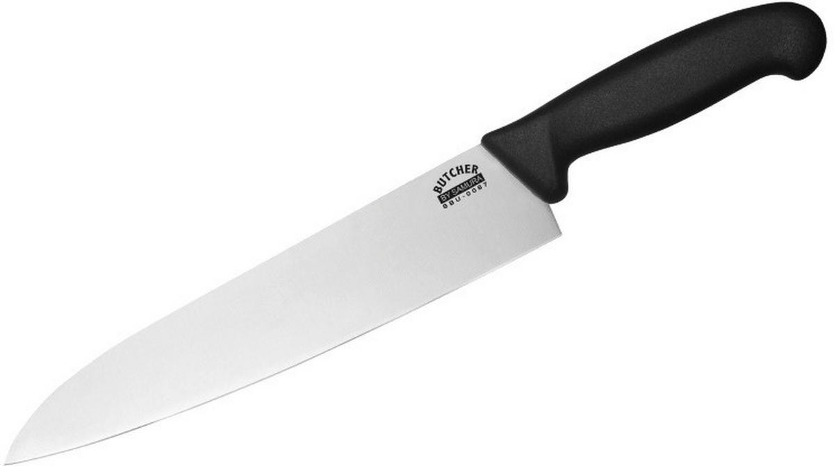 NOŽ KUHINJSKI  BUTCHER 36.8/5/2 cm           oplemenjeni čelik - srebrne boje/crna, Basics, metal/plastika (36.8/5/2cm) - Samura
