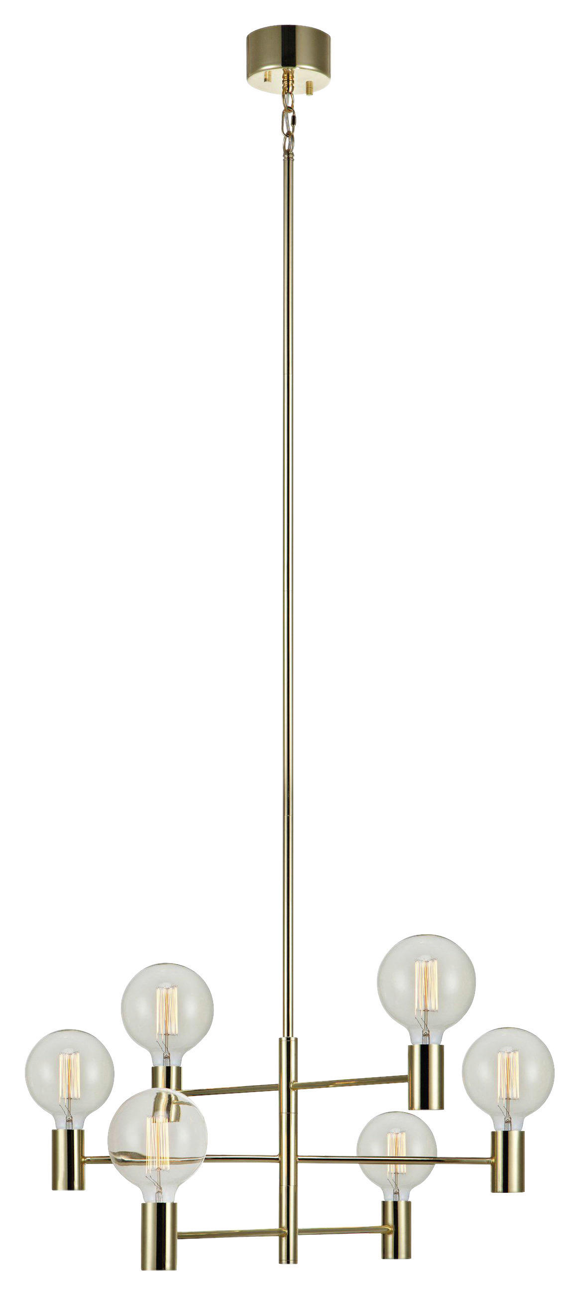 PENDELLEUCHTE Capital 62/29,5 cm   - Messingfarben, Basics, Metall (62/29,5cm) - Markslöjd