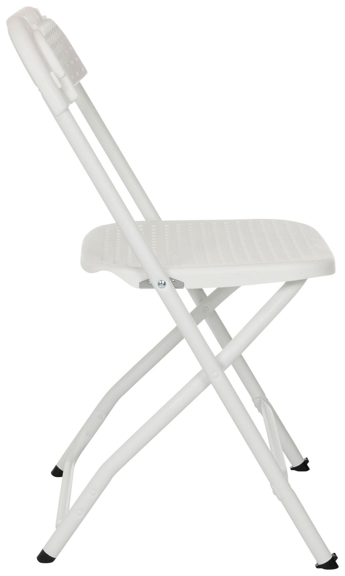 SKLÁDACÍ ŽIDLE, bílá - bílá, Moderní, kov/plast (51/80/52cm) - MID.YOU