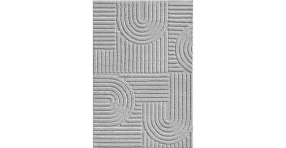 FLACHWEBETEPPICH 60/110 cm ART Silberfarben  - Silberfarben, Basics, Textil (60/110cm) - Novel