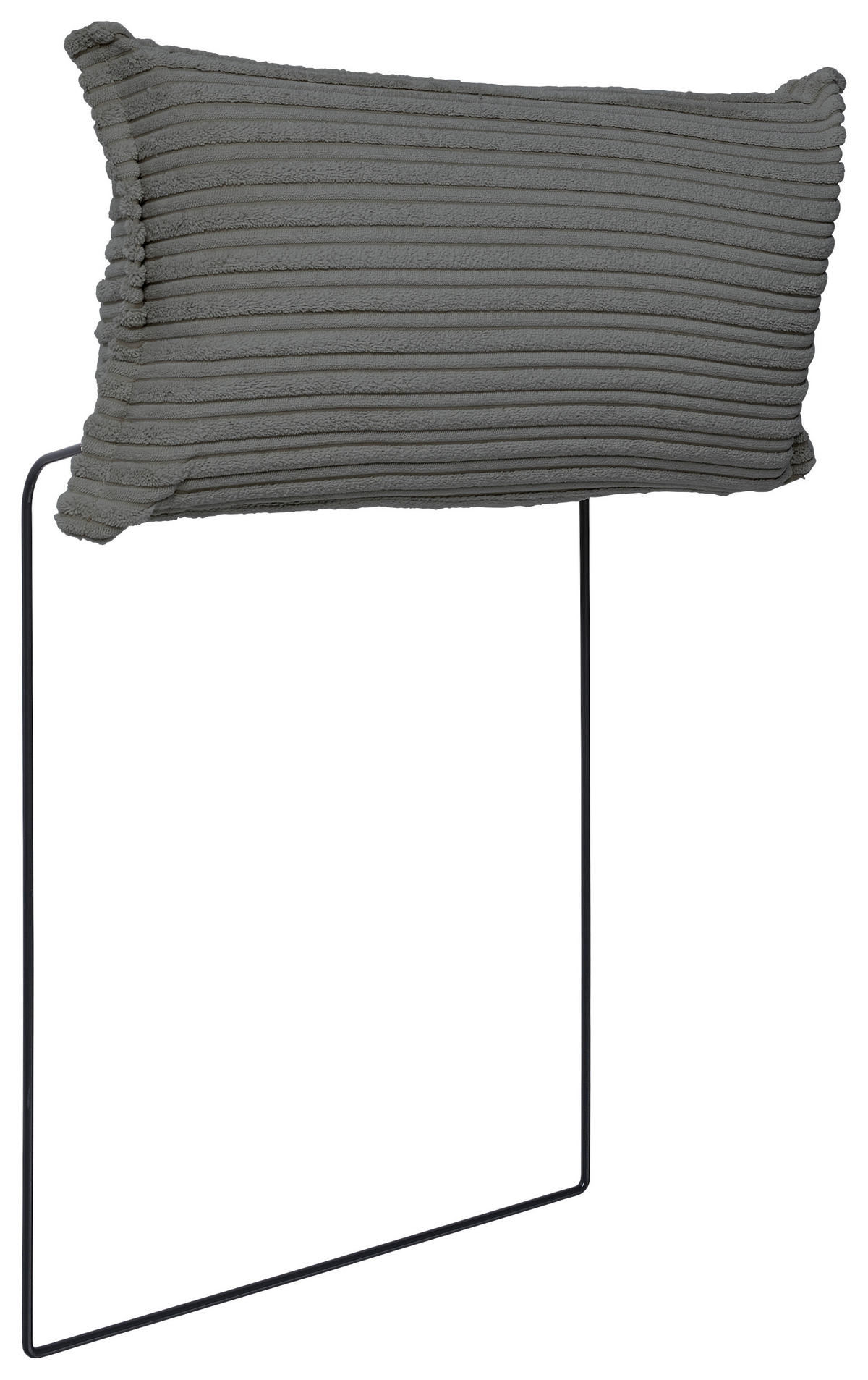 KOPFSTÜTZE - Grau, KONVENTIONELL, Textil (50/25/15cm) - Carryhome