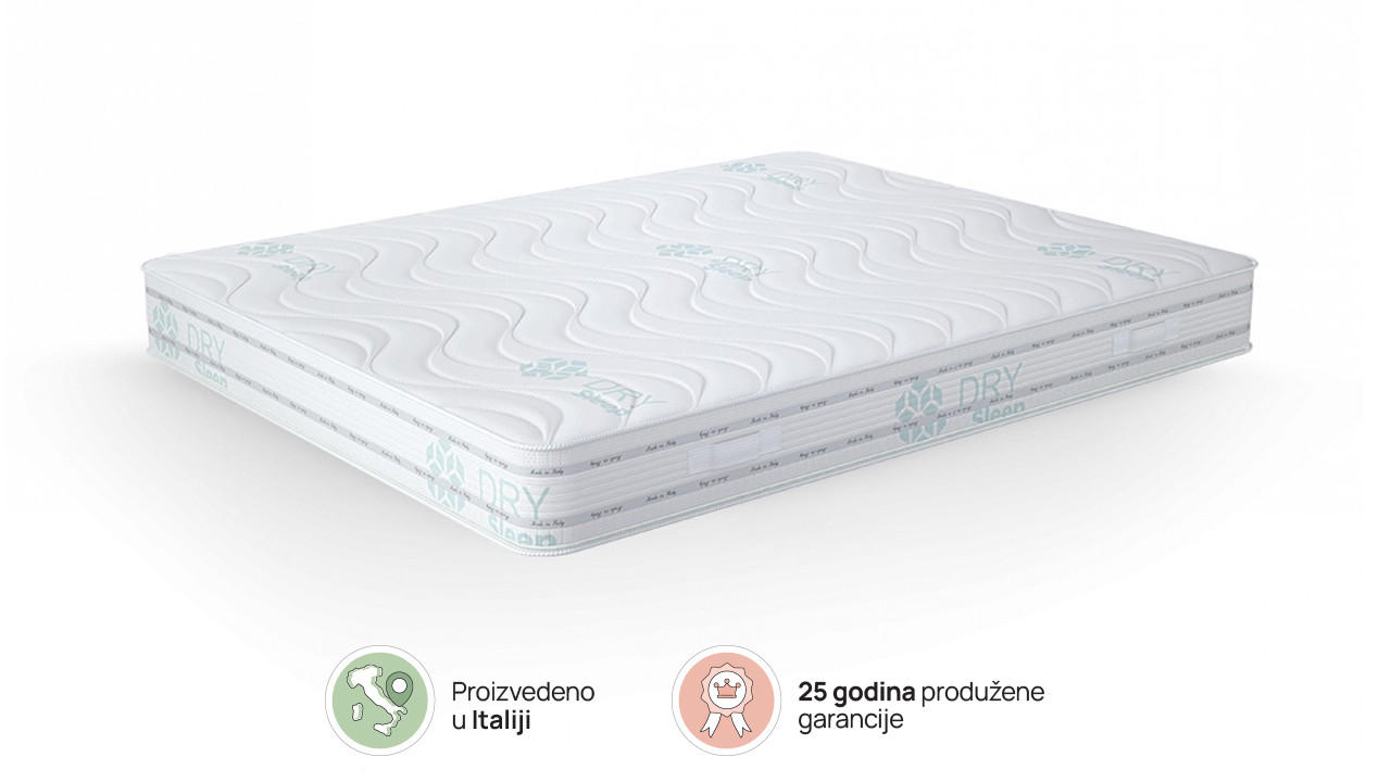 DUŠEK – 25 godina garancije      - Osnovno, tekstil (180/20/200cm)
