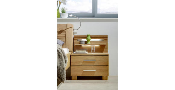 BETTANLAGE 180/200 cm in Eichefarben - Eichefarben, KONVENTIONELL, Holz/Holzwerkstoff (180/200cm) - Dieter Knoll