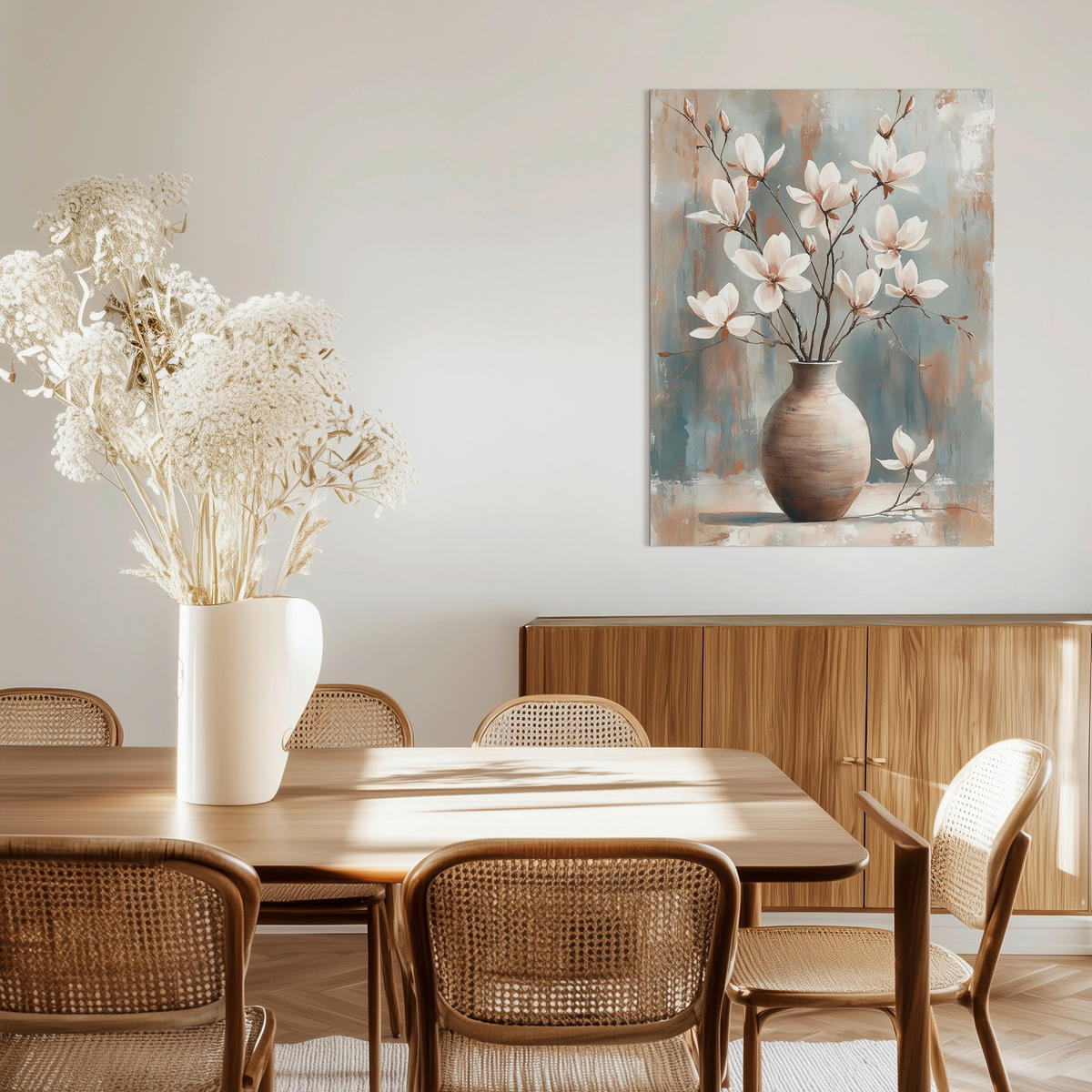 LEINWANDBILD Blumen 60/80 cm  - Multicolor, Basics, Holz/Textil (60/80cm)