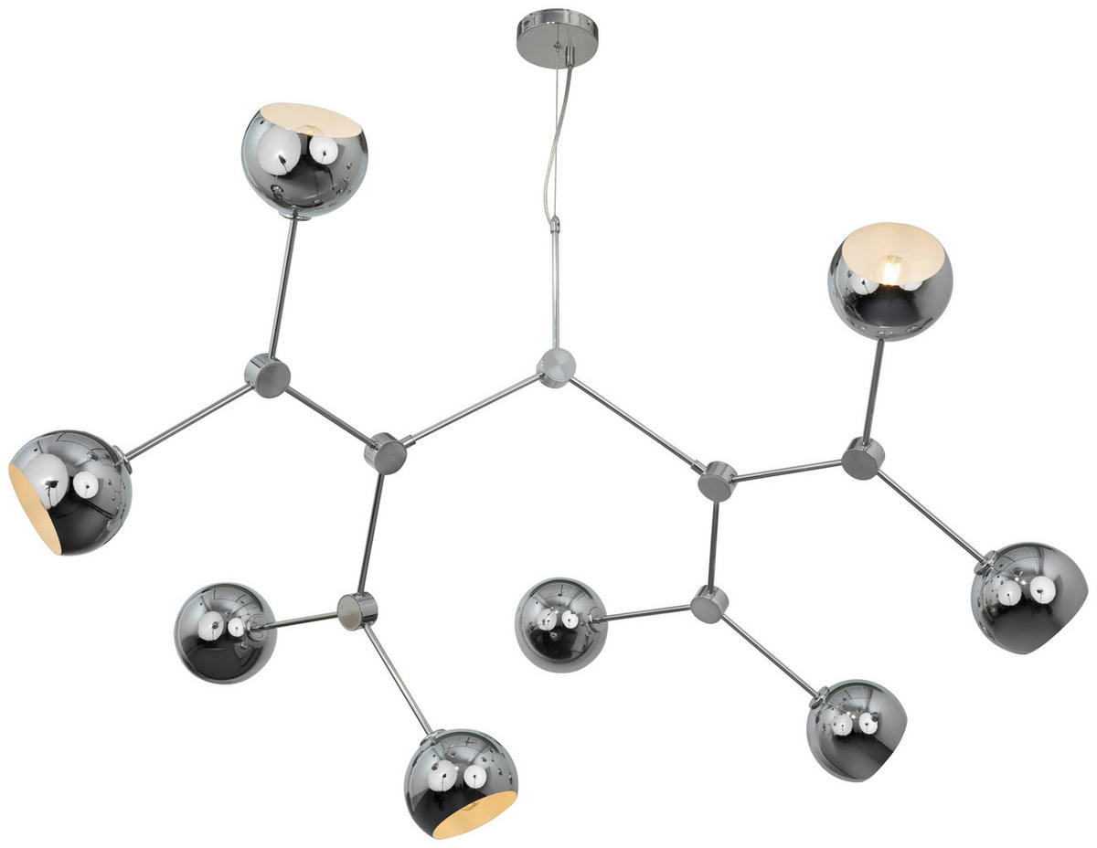 HÄNGELEUCHTE 148/110/159 cm   - Chromfarben, Trend, Metall (148/110/159cm) - Novel