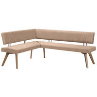 ECKBANK 170/200 cm  in Beige, Wildeiche  - Wildeiche/Eichefarben, Design, Holz/Textil (170/200cm) - Venda