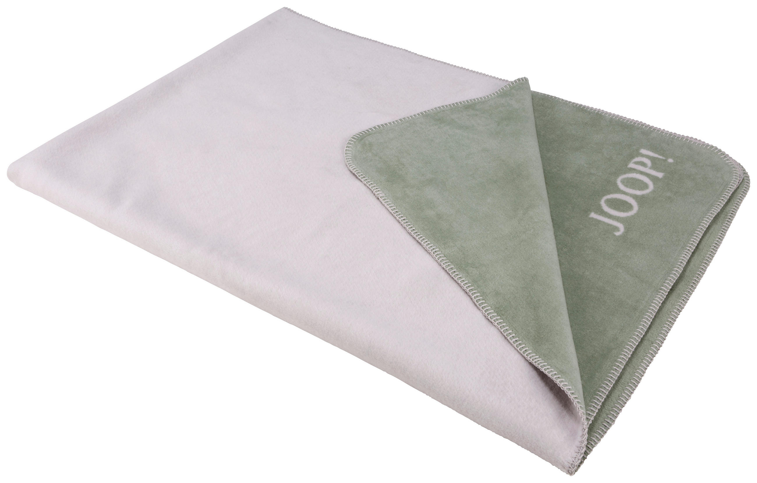 PLÉD 150/200 cm  - jadezöld/ezüstszínű, Design, textil (150/200cm) - Joop!