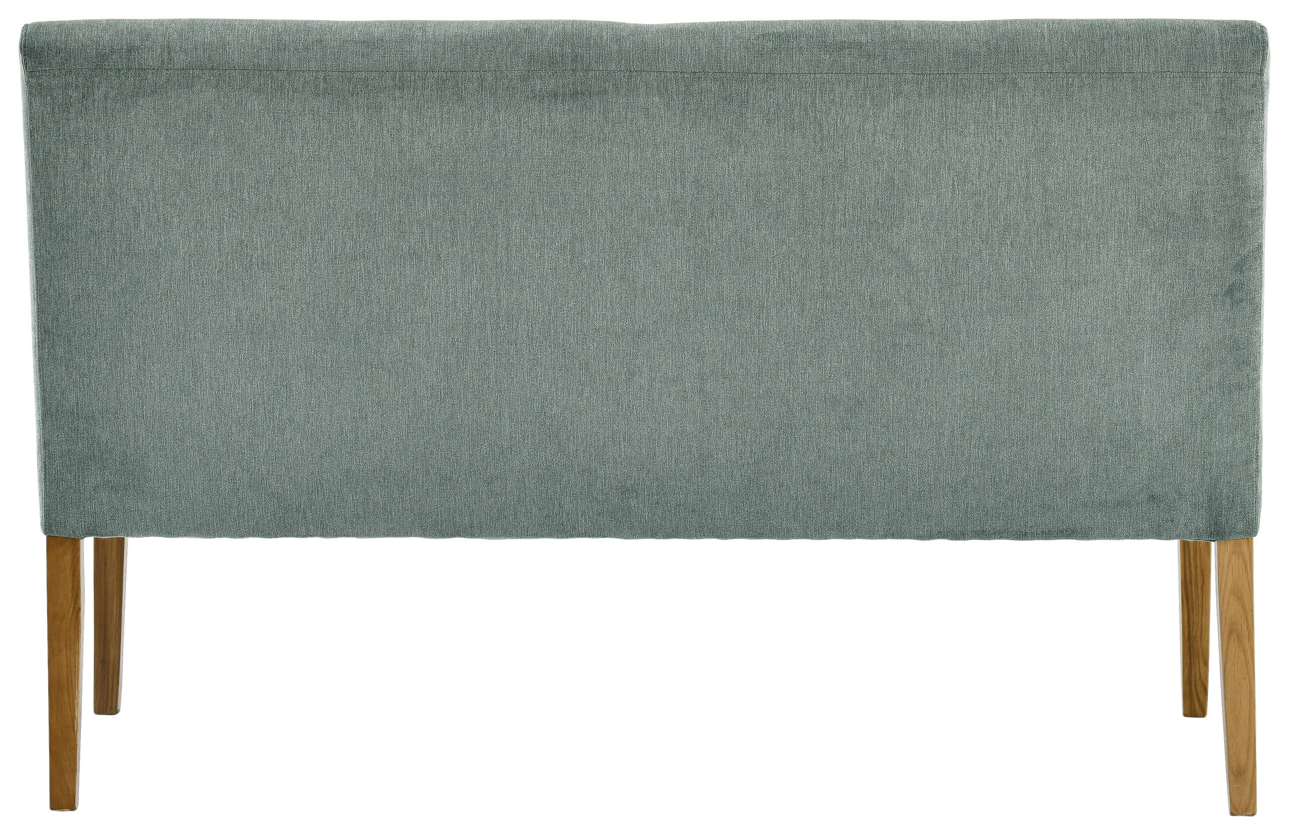 SITZBANK 140/91,5/63 cm Webstoff Eichefarben, Mintgrün Eiche massiv  - Eichefarben/Mintgrün, KONVENTIONELL, Holz/Textil (140/91,5/63cm) - Cantus