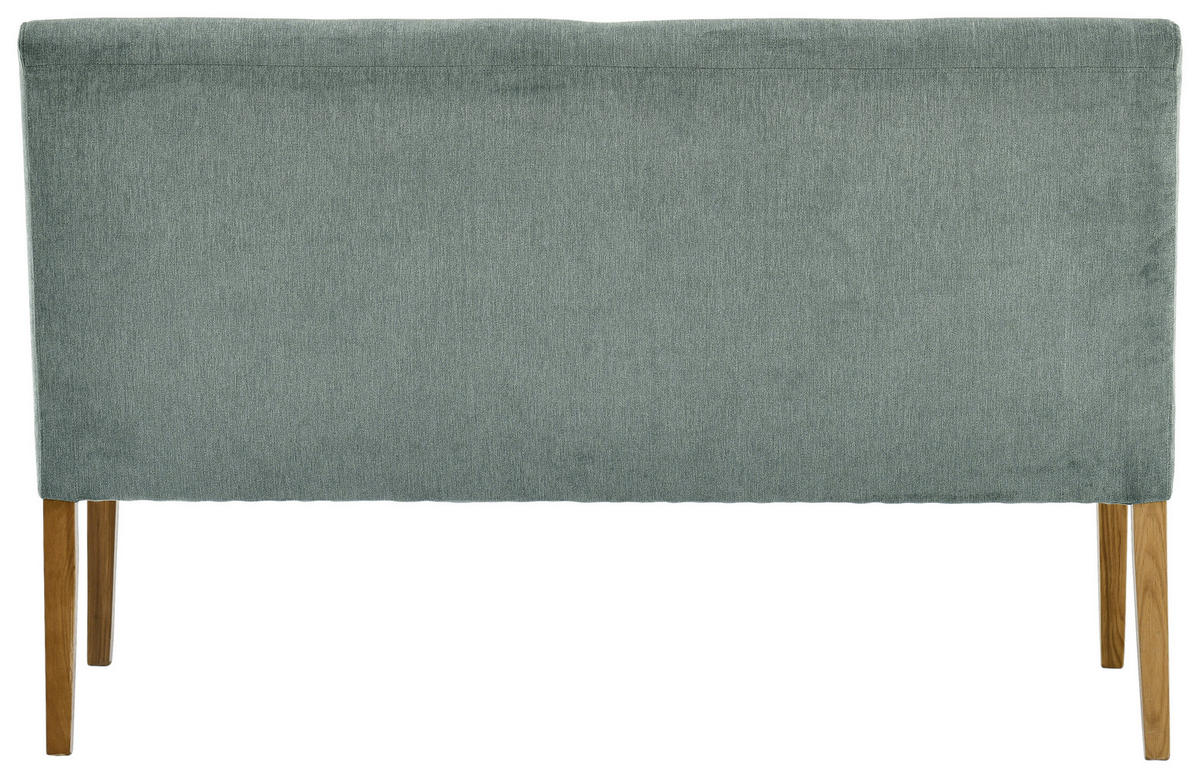 SITZBANK in Holz, Textil Eichefarben, Mintgrün  - Eichefarben/Mintgrün, KONVENTIONELL, Holz/Textil (137/92/66cm) - Cantus