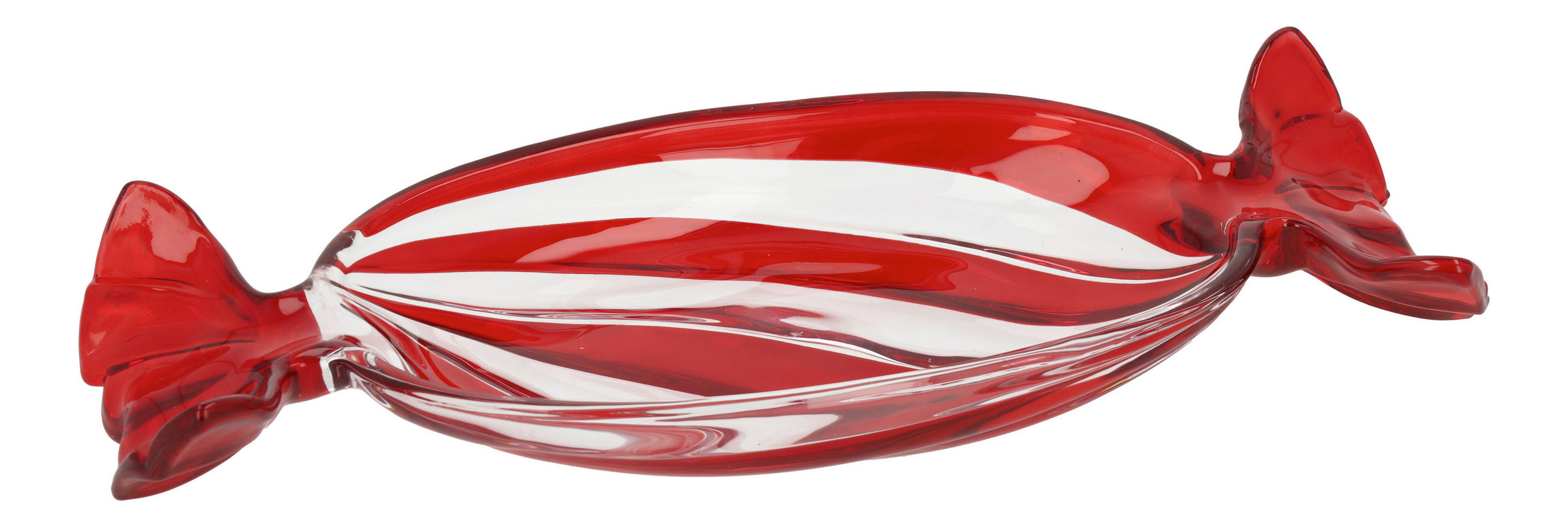 DEKOSCHALE - Rot, Basics, Glas (34/4/15cm)