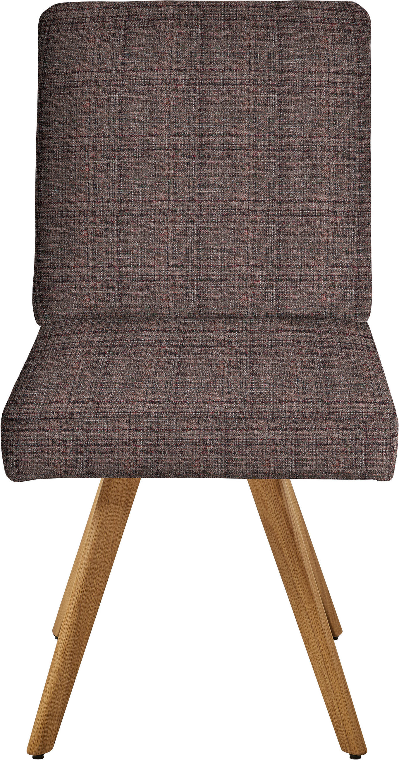 STUHL  in Flachgewebe Holz, Textil  - Eichefarben/Dunkelbraun, Design, Holz/Textil (46/94/58cm) - Dieter Knoll