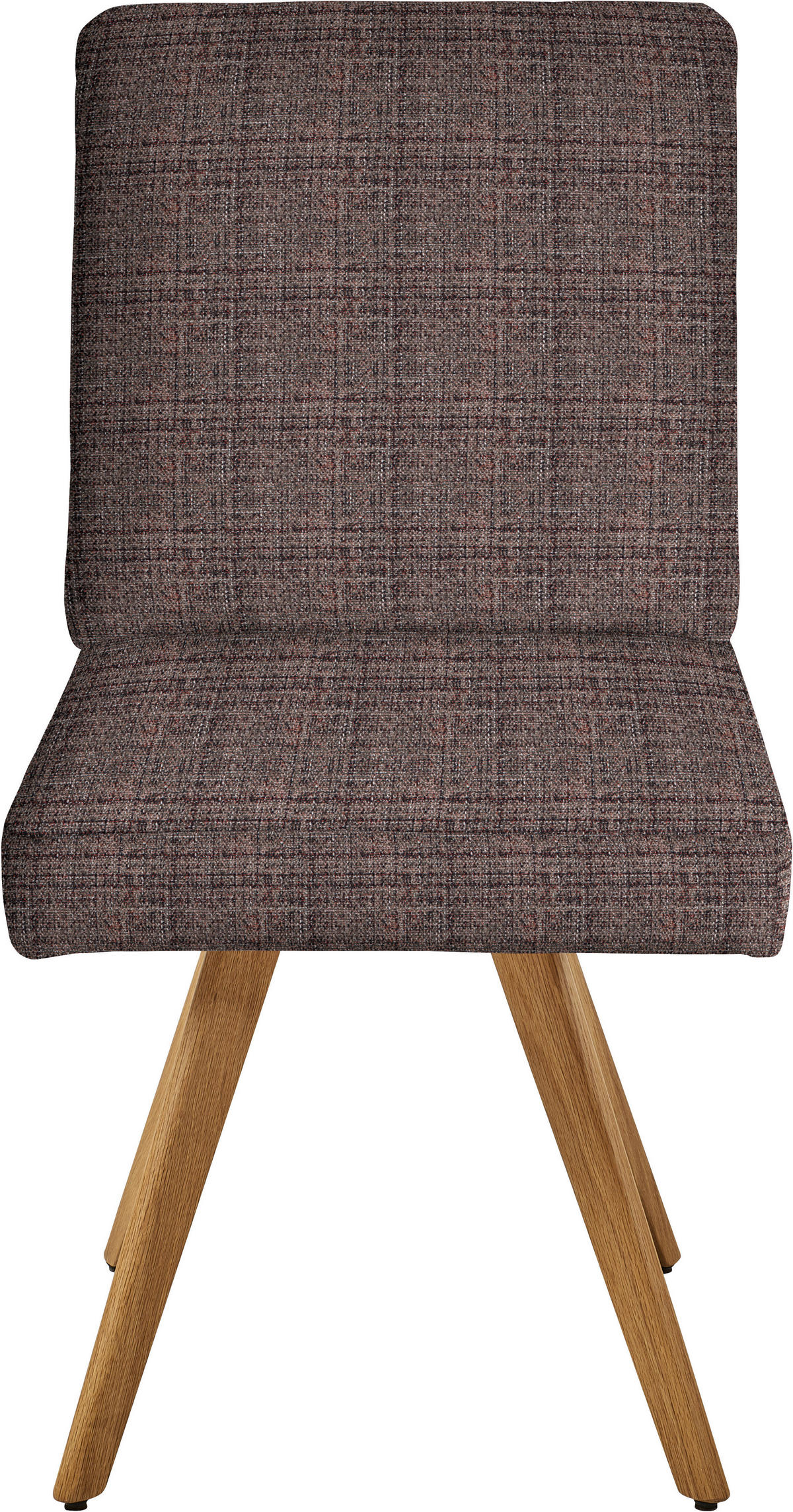 STUHL  in Flachgewebe Holz, Textil  - Eichefarben/Dunkelbraun, Design, Holz/Textil (46/94/58cm) - Dieter Knoll