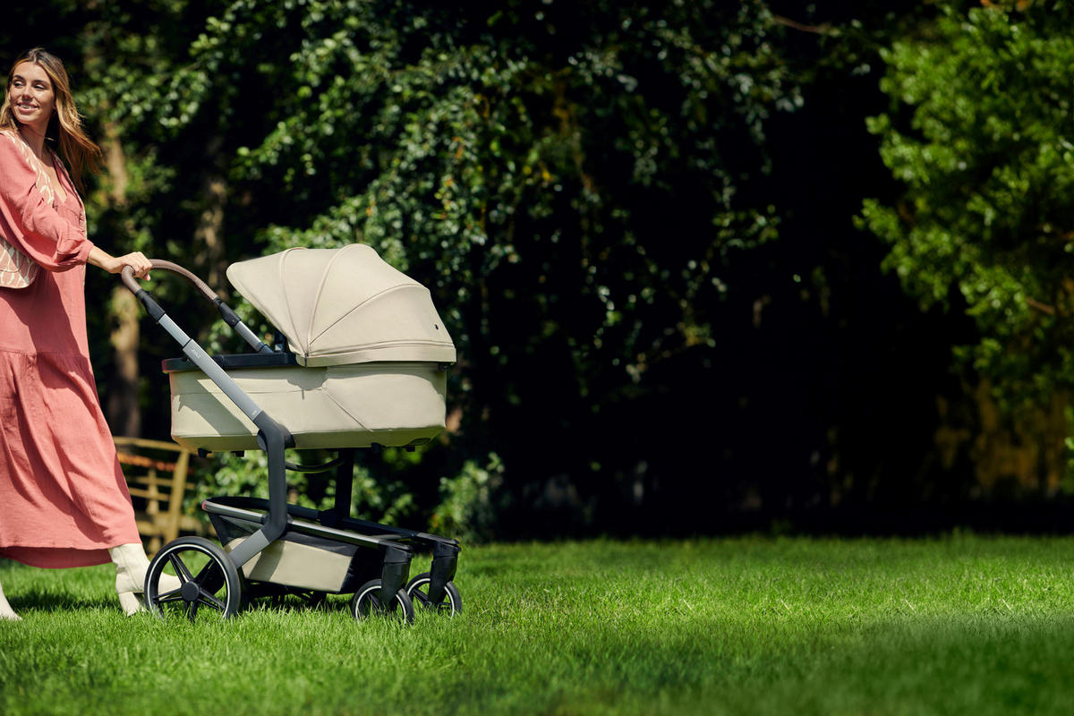 KINDERWAGEN Day 5  - Grau/Grün, Basics, Textil/Metall (94/60/113cm) - Joolz