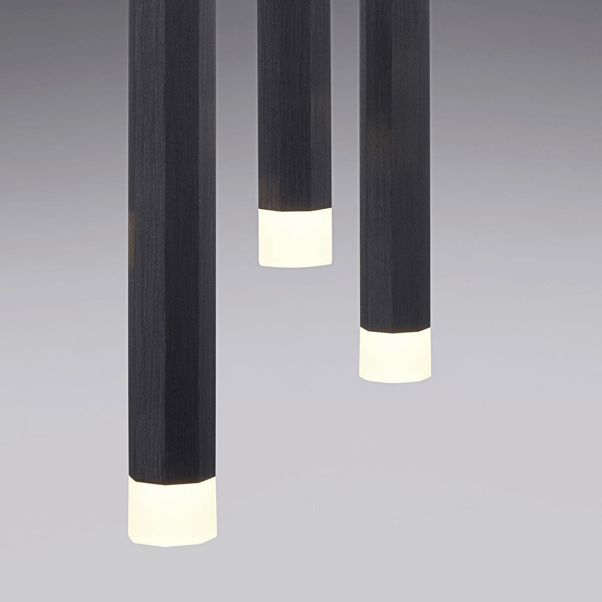 LED LUSTER    55/8/120 cm    - crna, Trendi, metal/plastika (55/8/120cm)