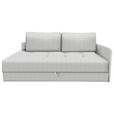 LIEGE in Velours Ecru  - Ecru/Schwarz, KONVENTIONELL, Kunststoff/Textil (205/80/95cm) - Xora