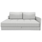 LIEGE in Velours Ecru  - Ecru/Schwarz, KONVENTIONELL, Kunststoff/Textil (205/80/95cm) - Xora