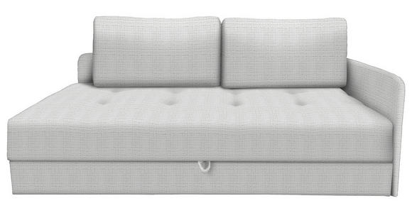 LIEGE in Velours Ecru - Ecru/Schwarz, KONVENTIONELL, Kunststoff/Textil (205/80/95cm) - Xora