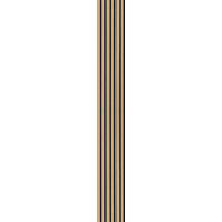 AKUSTIKPANEEL Echtholz 250/30 Nachbildung Eiche hellbraun acous Comfort  - Hellbraun, KONVENTIONELL, Holzwerkstoff/Kunststoff (250/30/1.1cm) - Novel