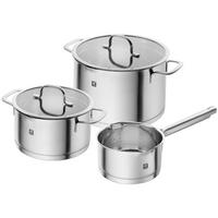 GRYT- OCH KASTRULLSET TRUEFLOW 5 delar  - stålfärgad, Basics, metall/glas - Zwilling