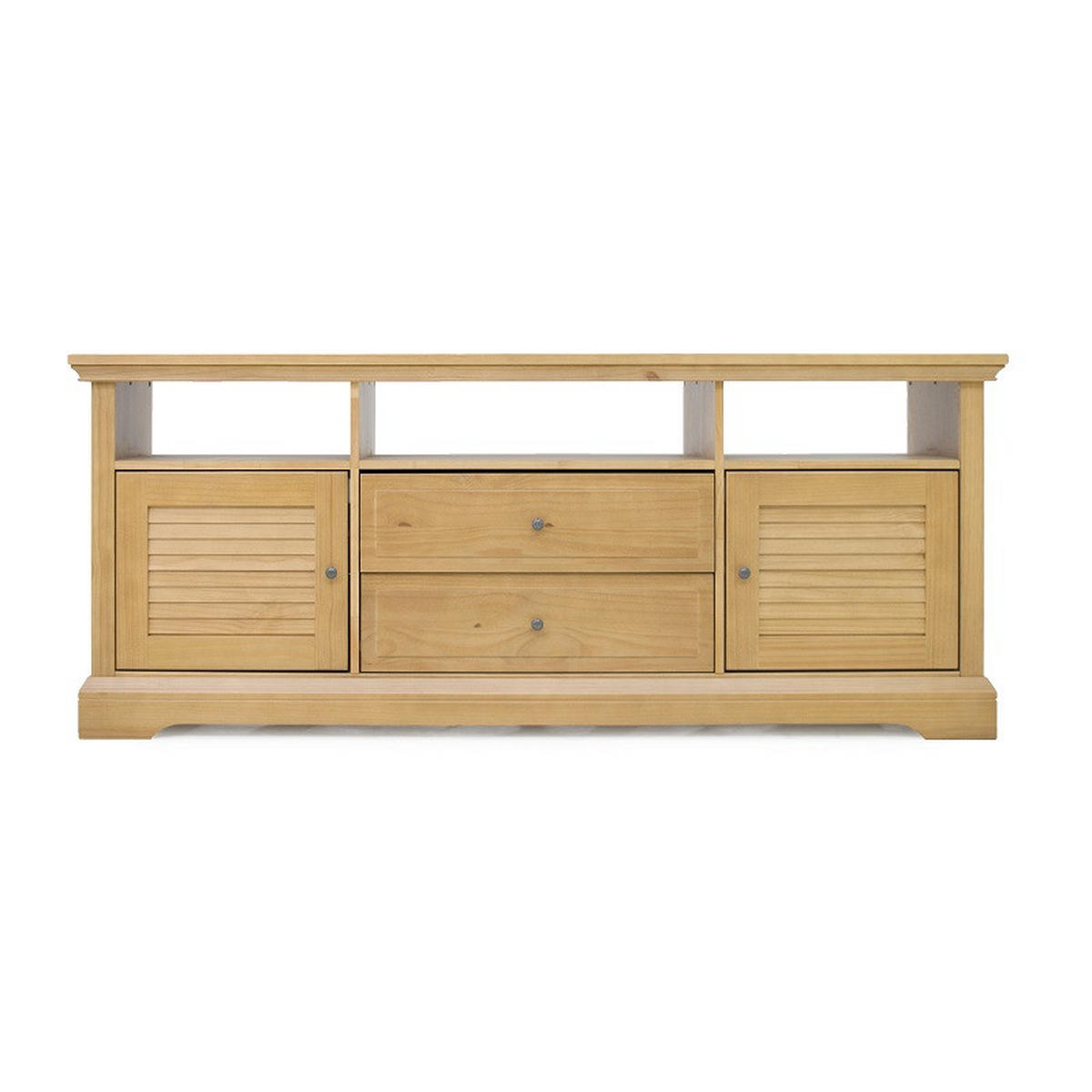 LOWBOARD 170/70/45 cm  - Eichefarben/Silberfarben, KONVENTIONELL, Holz/Holzwerkstoff (170/70/45cm) - Livetastic