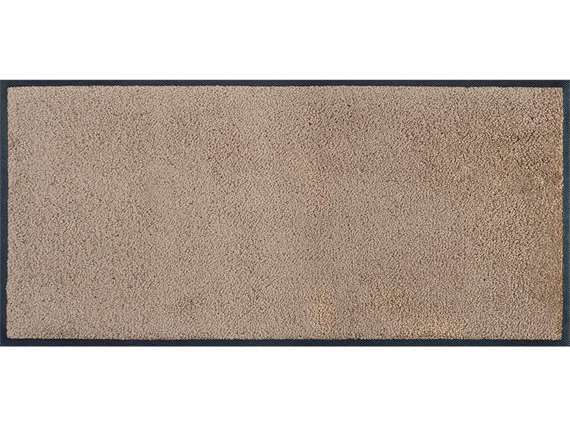 wash+dry FUßMATTE Taupe Beige 35x75 cm