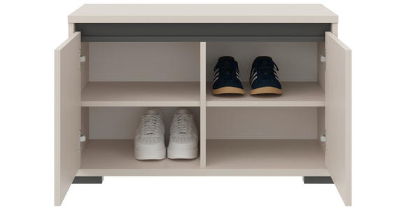 GARDEROBE  in 220/195/38 cm  - Kaschmir/Anthrazit, MODERN, Holzwerkstoff (220/195/38cm) - Xora