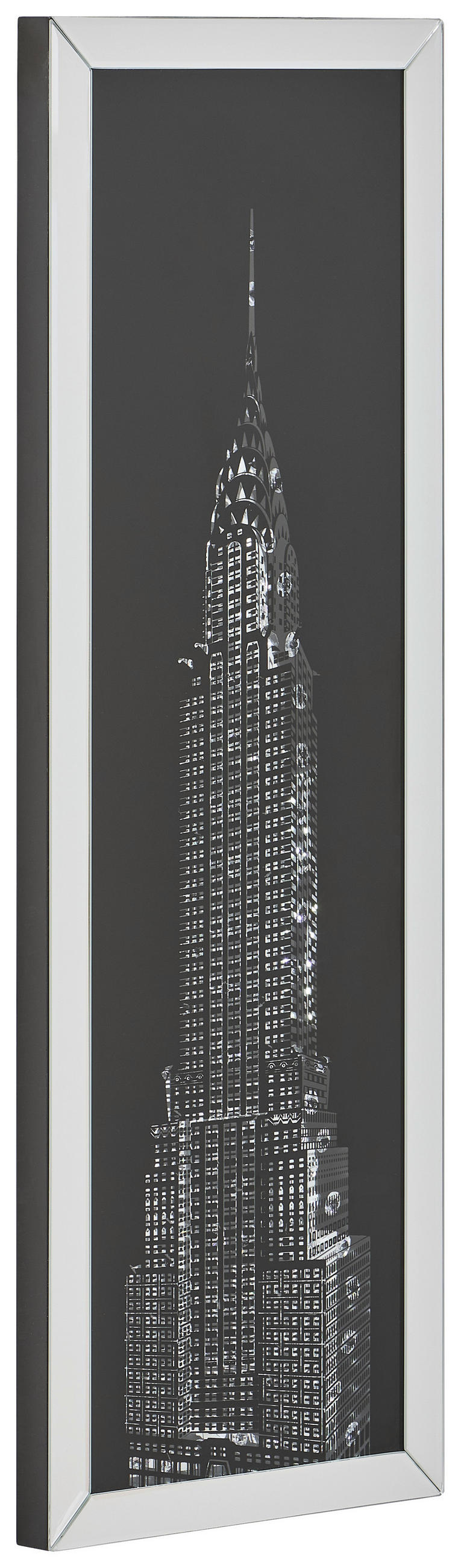 WANDSPIEGEL 30,5/90,5/3,5 cm    in rechteckig  - Klar, Design, Glas/Holzwerkstoff (30,5/90,5/3,5cm) - MID.YOU