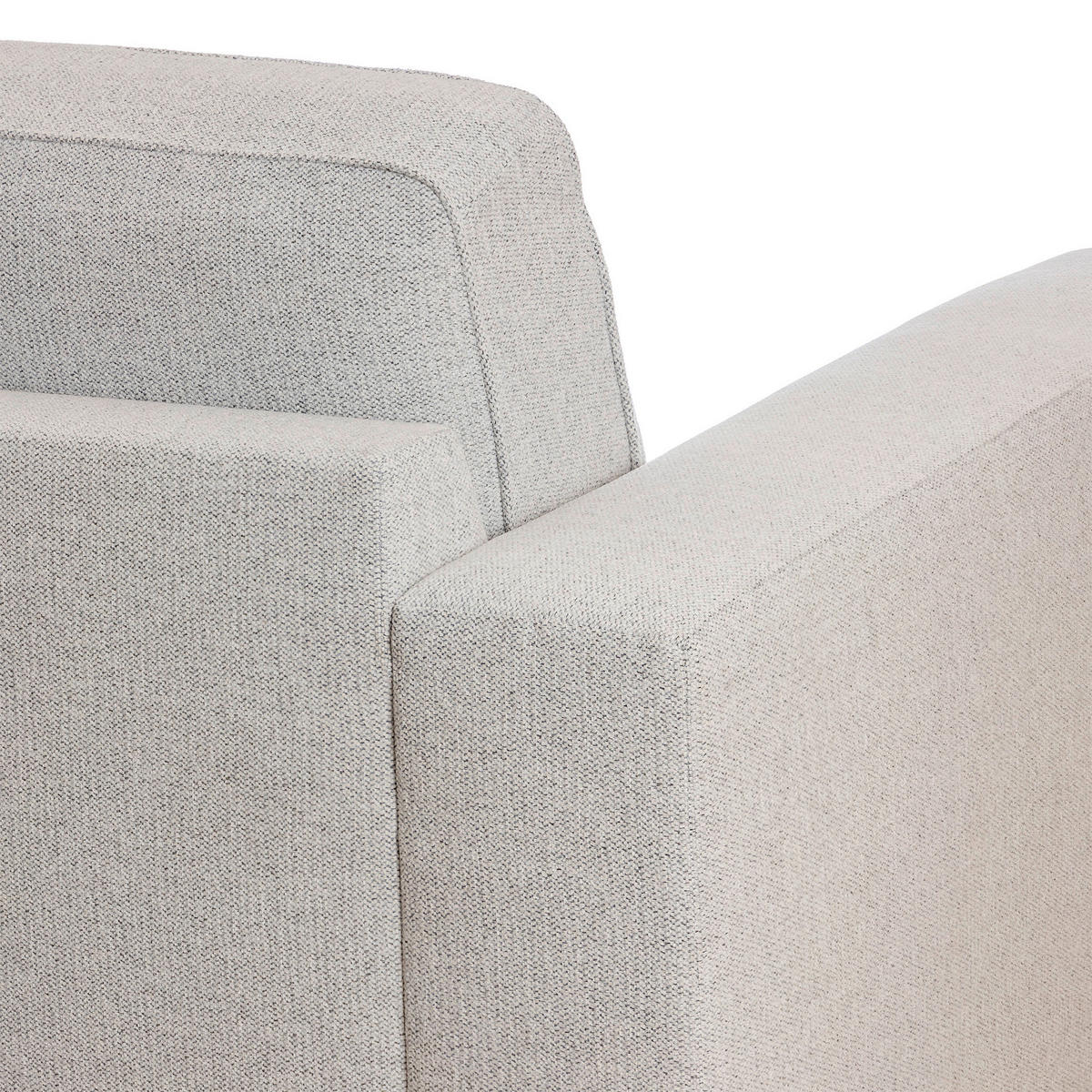 SOFFA i svart, vit  - vit/svart, Basics, metall/trä (269/85/210cm) - Hom`in