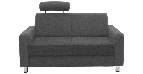 2-SITZER-SOFA - Chromfarben/Dunkelgrau, Design, Textil/Metall (158/83/85cm) - Xora