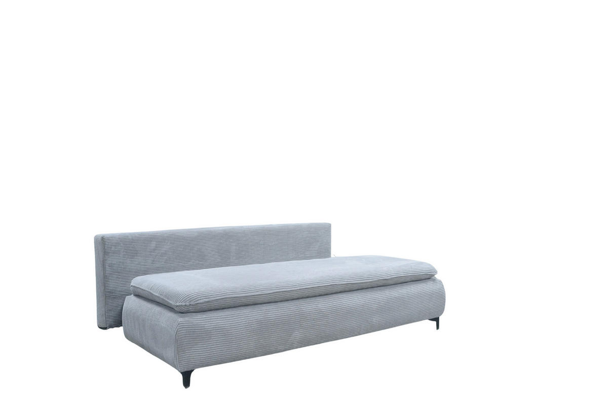 TROSJED NA RAZVLAČENJE drvo, tekstil  siva    - siva, Moderno, drvo/tekstil (202/98/83cm) - Hom`in