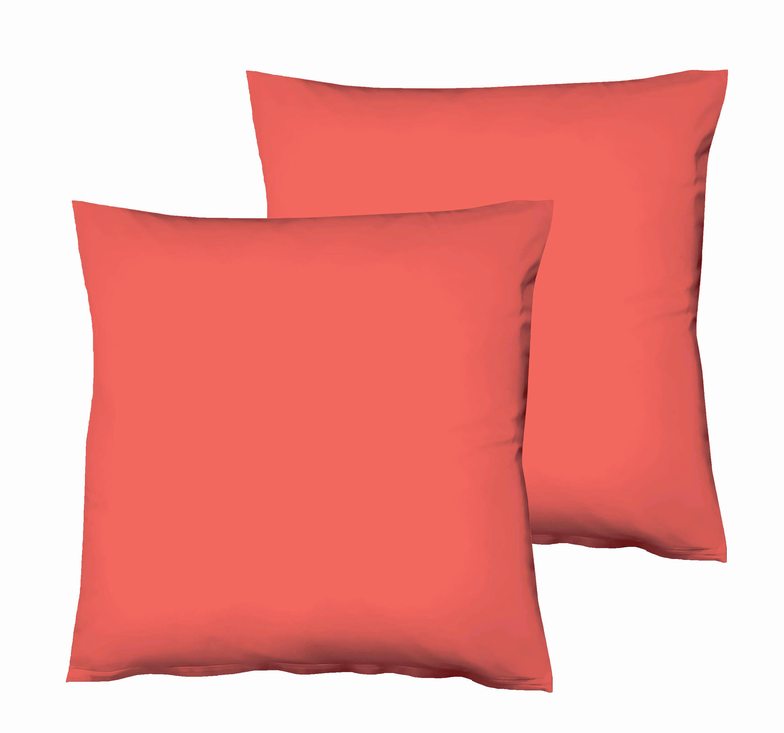 KOPFKISSENBEZUG 80/80 cm  - Rot, Basics, Textil (80/80cm) - Fleuresse