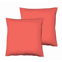 KOPFKISSENBEZUG 80/80 cm  - Rot, Basics, Textil (80/80cm) - Fleuresse