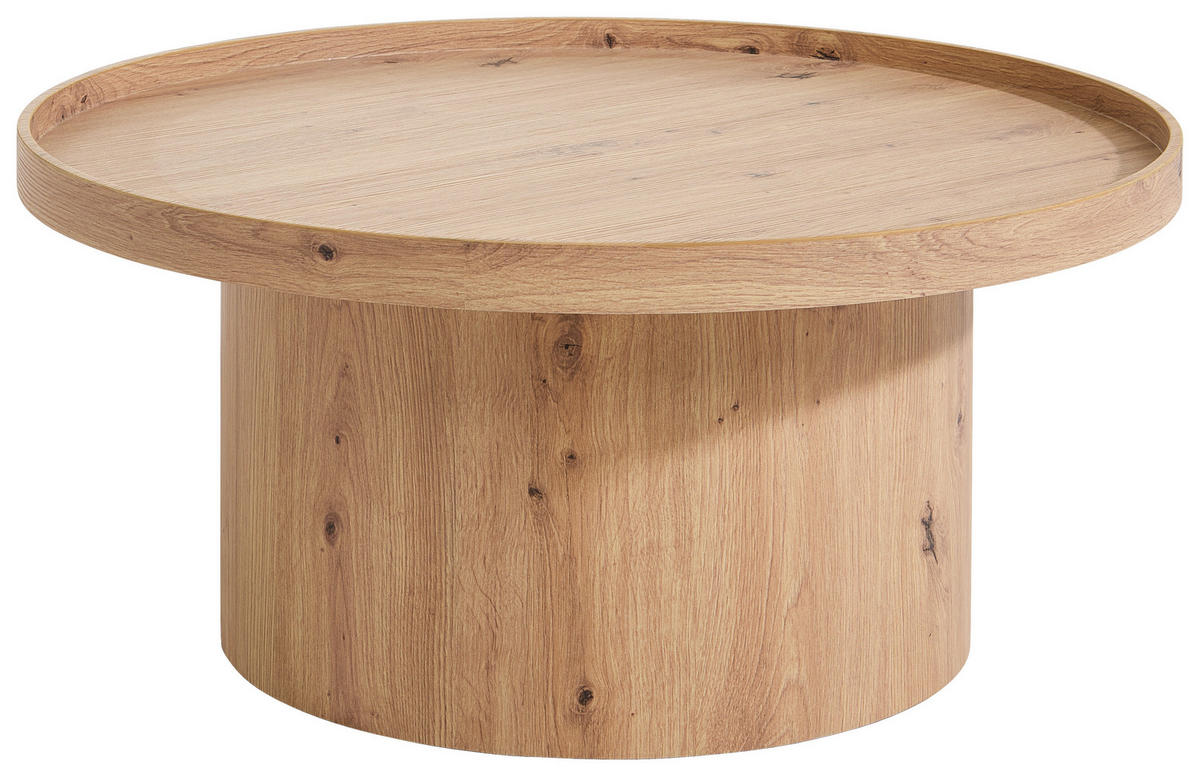 COUCHTISCH Holzwerkstoff 78/78/35 cm  - Wildeiche, Design, Holzwerkstoff (78/78/35cm) - Carryhome