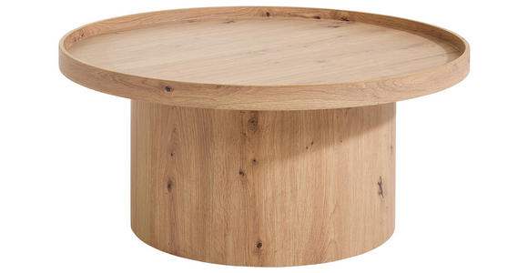 COUCHTISCH in Holzwerkstoff 78/78/35 cm - Wildeiche, Design, Holzwerkstoff (78/78/35cm) - Carryhome