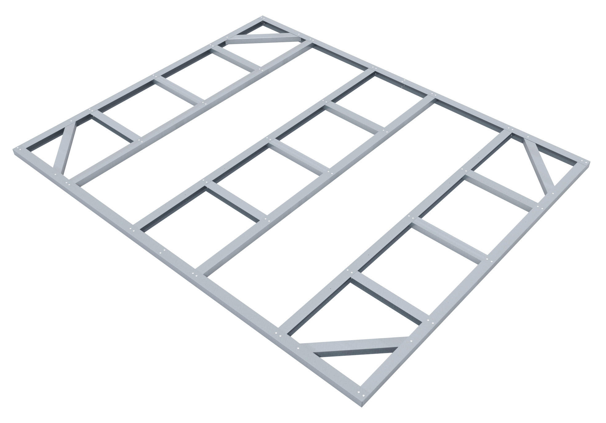 FUNDAMENT - Silberfarben, Basics, Metall (295/2/237cm)