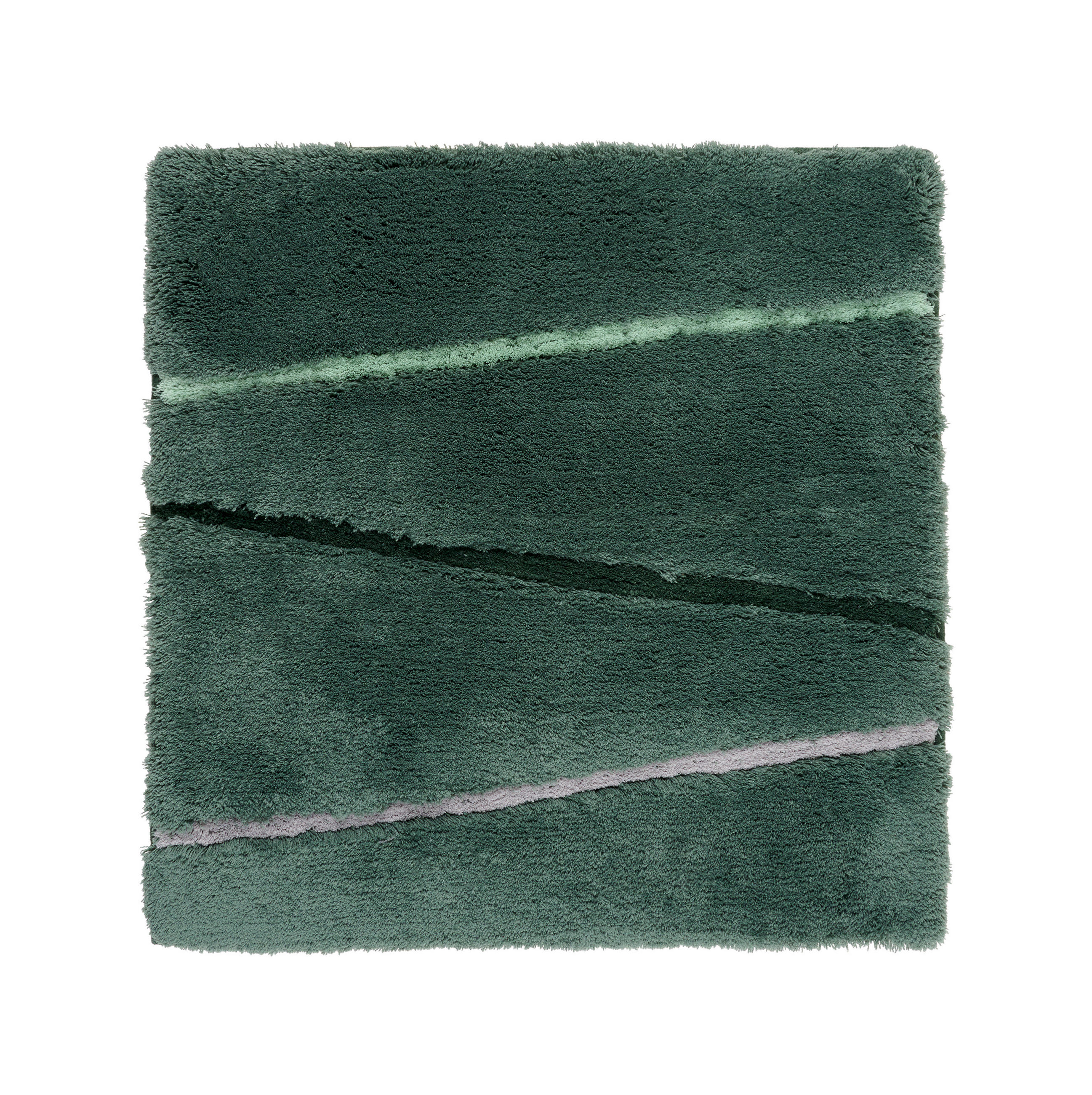 BADEMATTE Mintgrün 60/60 cm  - Mintgrün, Basics, Naturmaterialien/Textil (60/60cm) - Dieter Knoll