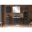 MIDISCHRANK 40/135/35 cm - Eichefarben/Schwarz, KONVENTIONELL, Holzwerkstoff/Kunststoff (40/135/35cm) - Xora