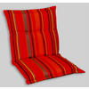 SESSELAUFLAGE Streifen  - Gelb/Graubraun, Basics, Textil (50/9/100cm)