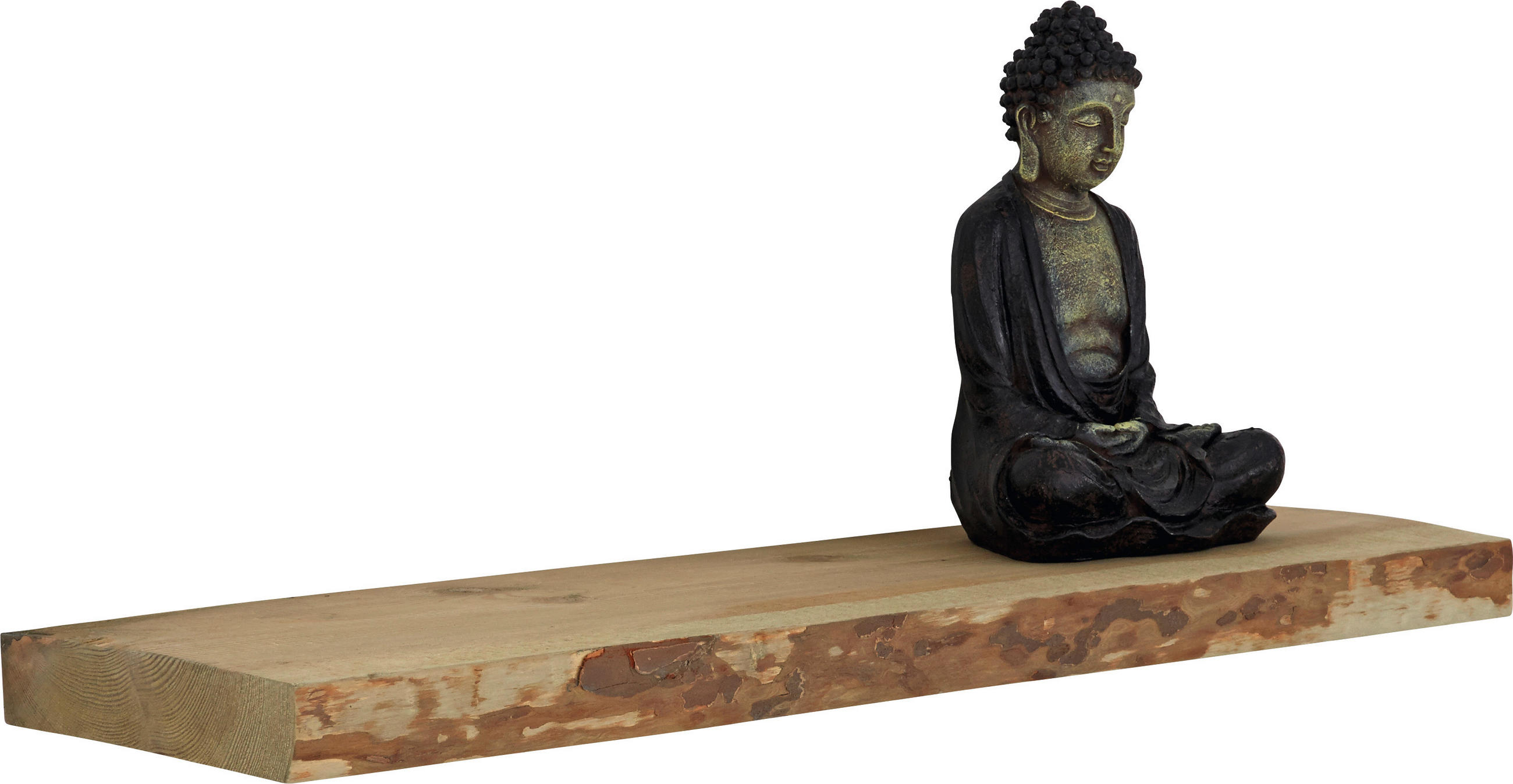 Wandboard in Grau, Kieferfarben