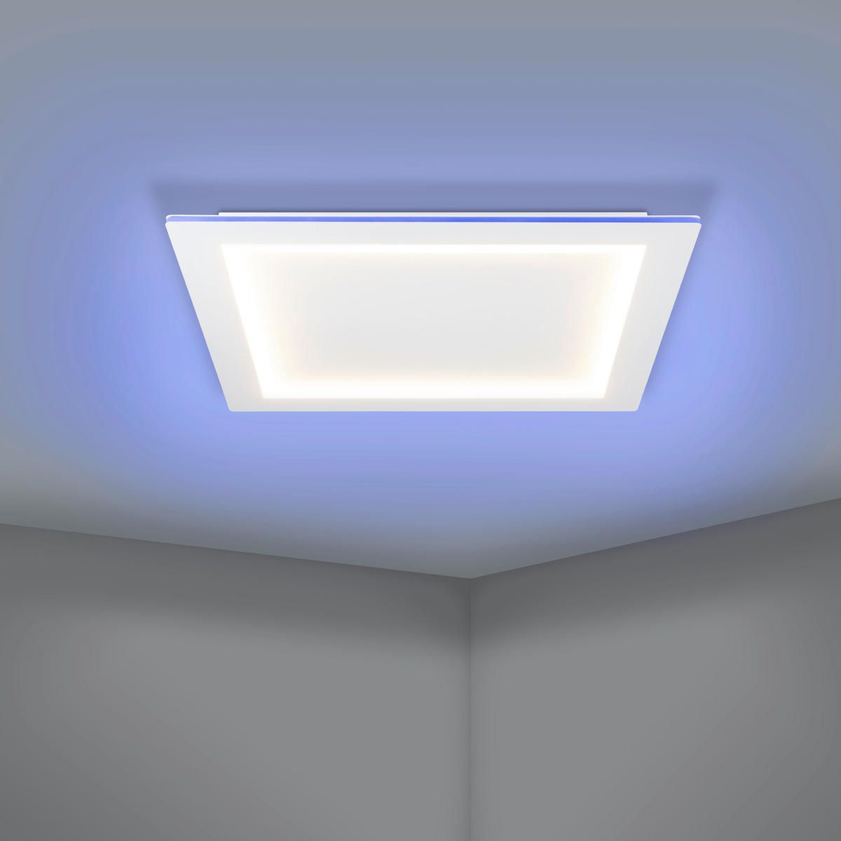 LED-DECKENLEUCHTE 35,5 W     - Weiss, Basics, Kunststoff/Metall (59,5/59,5cm) - Eglo