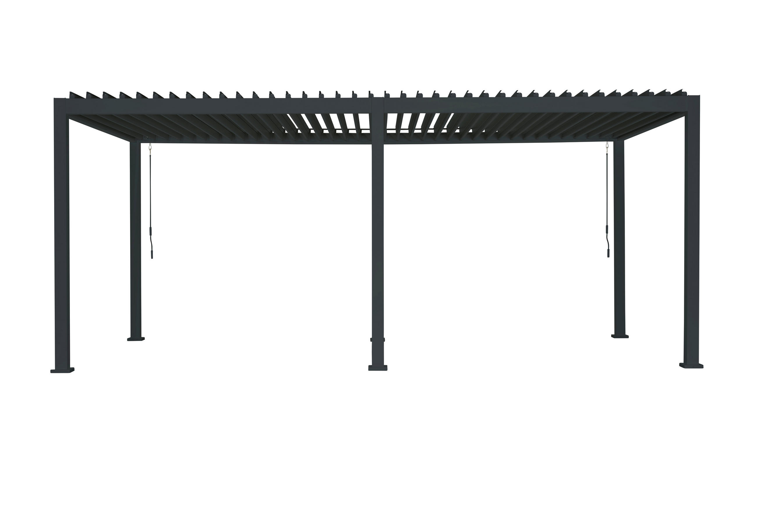 PERGOLA 600/250/300 cm Aluminium  - Anthrazit, MODERN, Metall (600/250/300cm) - Gardenson