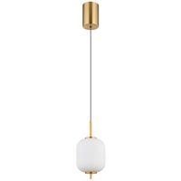 LED SVJETILJKA VISEĆA  13,5/220 cm      Ewald  - boje mjeda/crna, Konvencionalno, staklo/metal (13,5/220cm)
