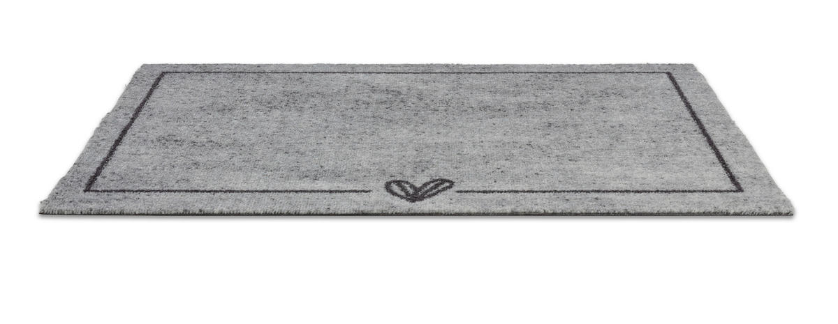 FUßMATTE  50/70 cm  Grau  - Grau, Basics, Kunststoff/Textil (50/70cm) - Astra